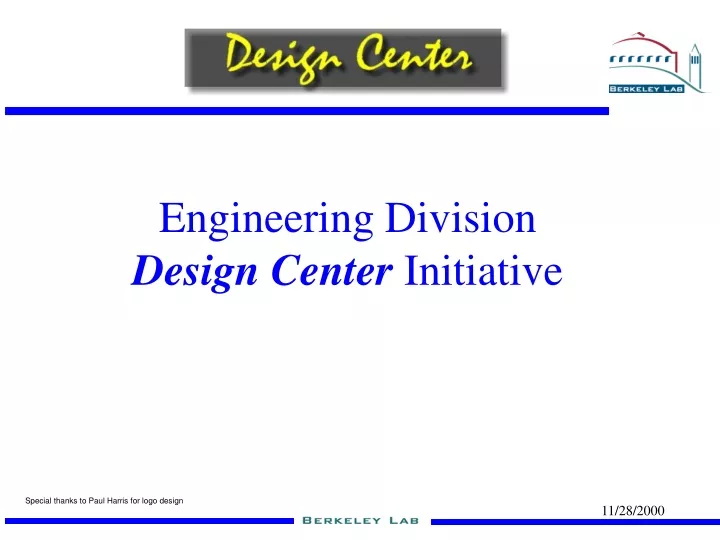 engineering division design center initiative