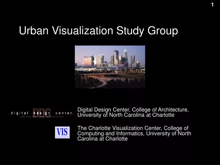 urban visualization study group