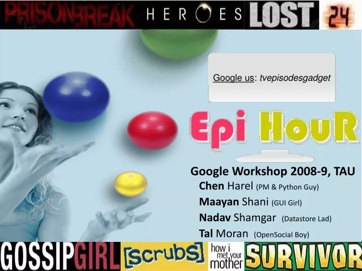 google workshop 2008 9 tau