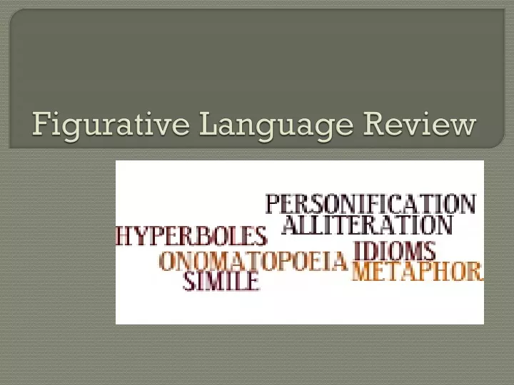 figurative language review