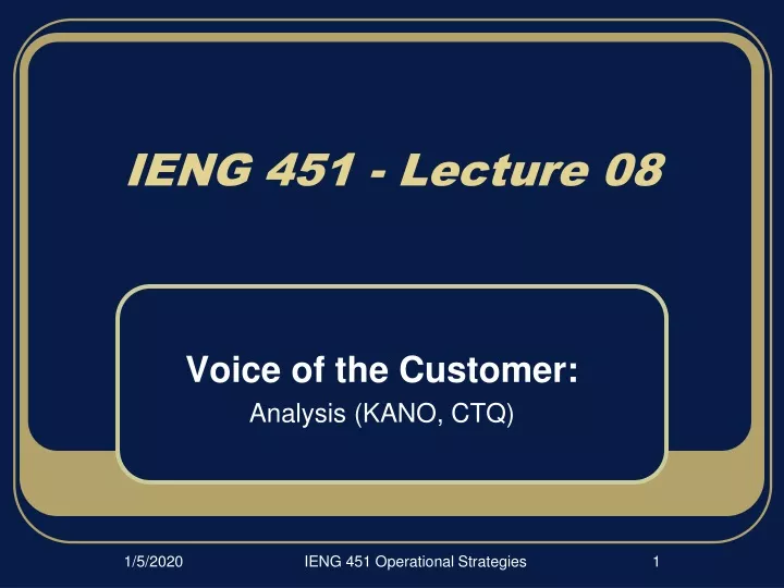 ieng 451 lecture 08