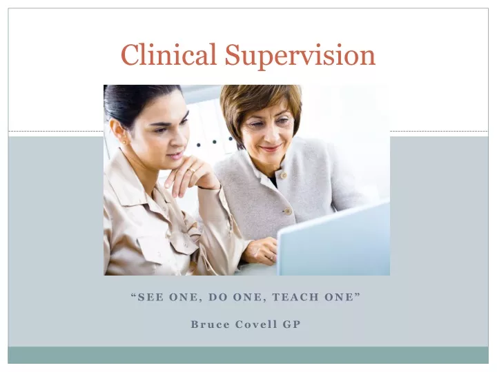 clinical supervision
