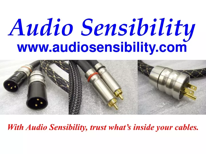 audio sensibility