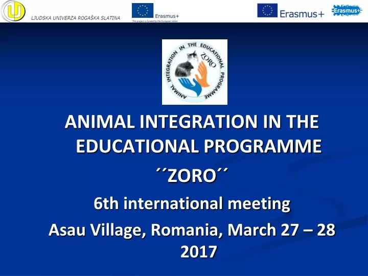 animal integration in the educational programme