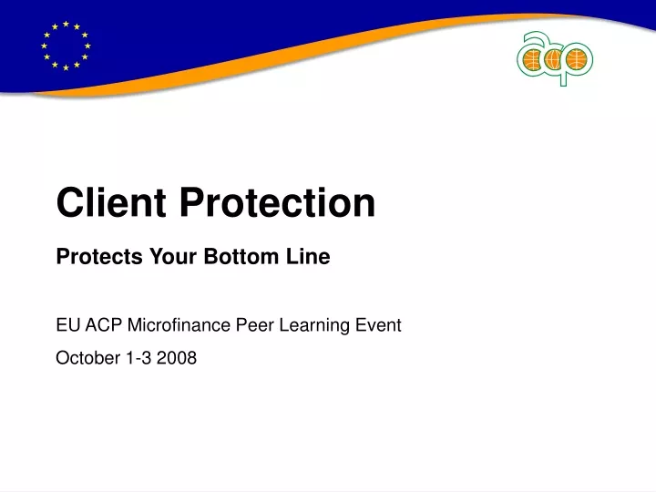 client protection protects your bottom line
