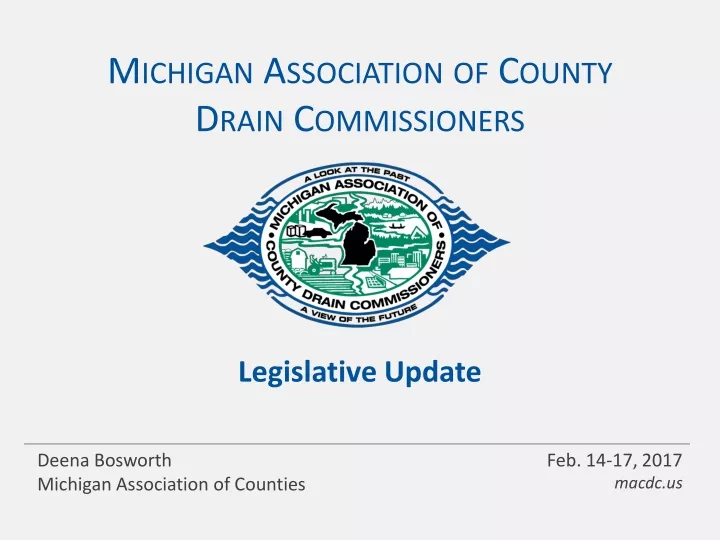 michigan association of county drain commissioners