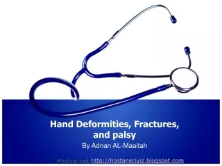 Hand Deformities, Fractures, and palsy