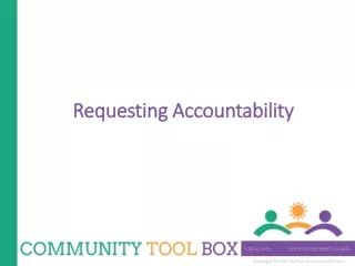 Requesting Accountability
