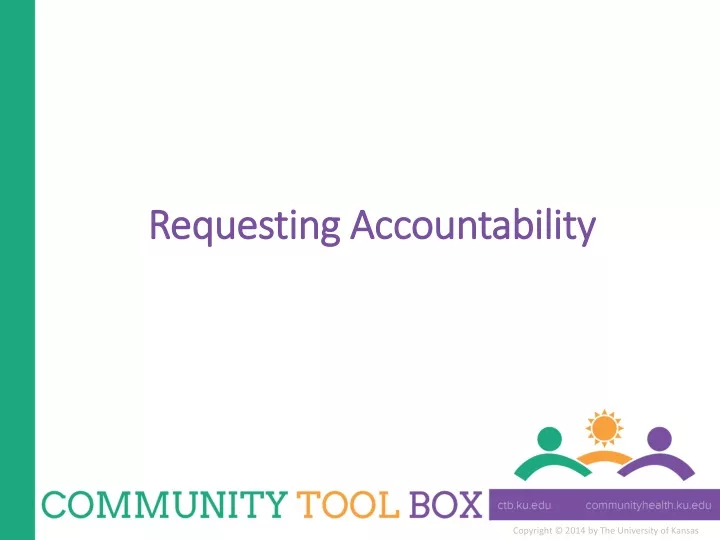 requesting accountability