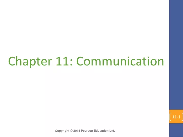 chapter 11 communication