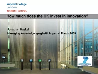 How much does the UK invest in innovation?