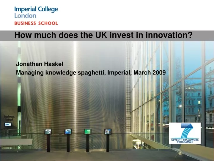 how much does the uk invest in innovation
