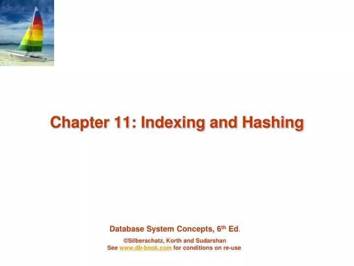 chapter 11 indexing and hashing