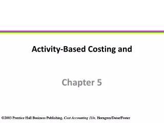 Activity-Based Costing and