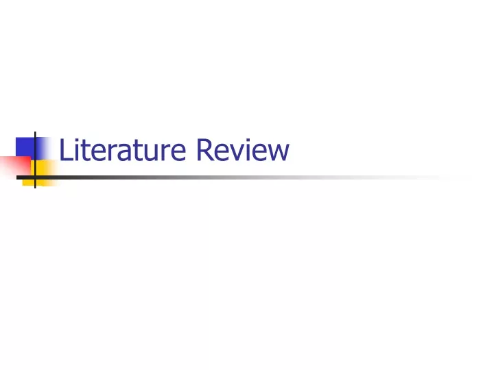 literature review