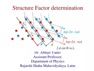 Structure Factor determination