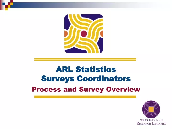 arl statistics surveys coordinators