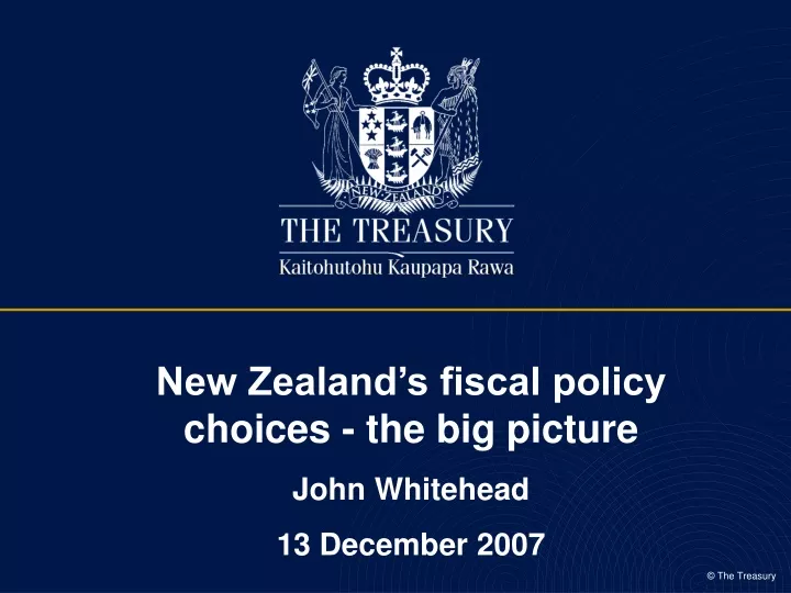 new zealand s fiscal policy choices
