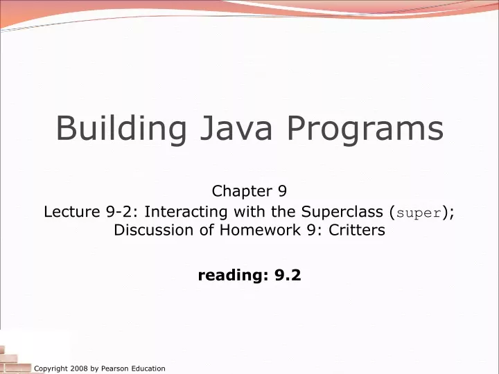 building java programs