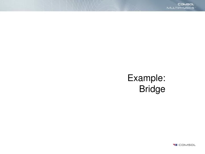 example bridge