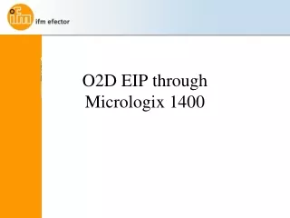O2D EIP through  Micrologix 1400