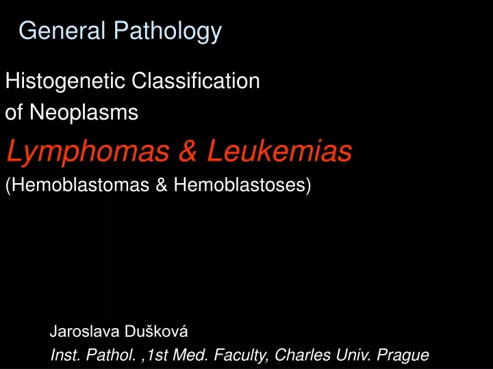 general pathology