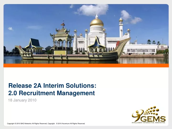 release 2a interim solutions 2 0 recruitment management