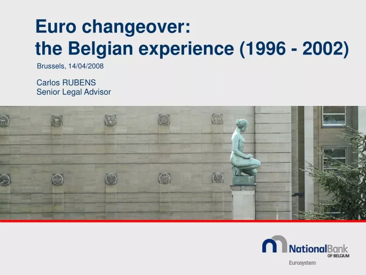 euro changeover the belgian experience 1996 2002