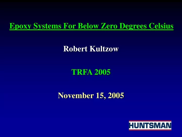 robert kultzow trfa 2005 november 15 2005