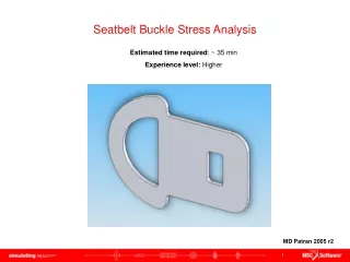 Seatbelt Buckle Stress Analysis