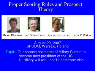 Proper Scoring Rules and Prospect Theory