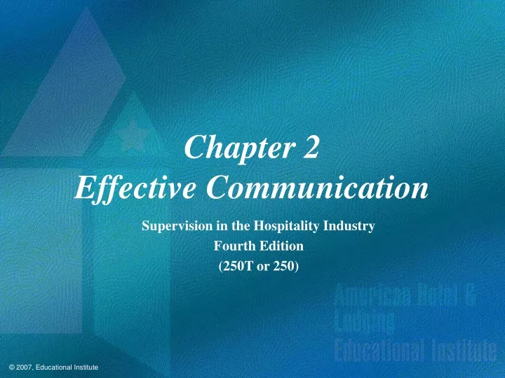 chapter 2 effective communication