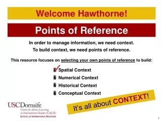 Welcome Hawthorne!