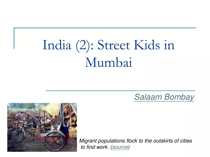 india 2 street kids in mumbai