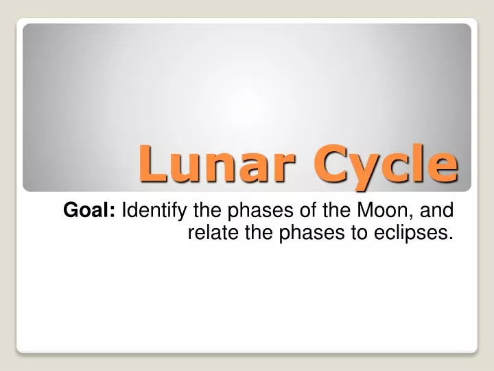 lunar cycle