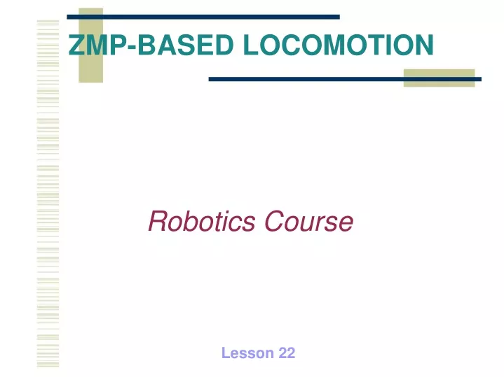 robotics course
