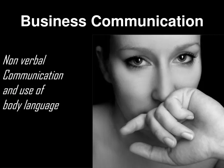 business communication