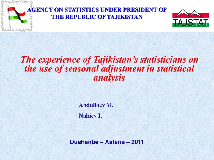 agency on statistics under president