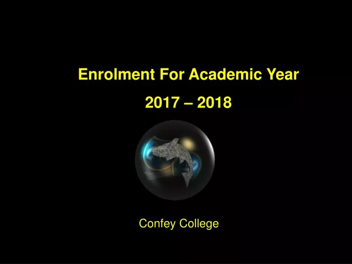 enrolment for academic year 2017 2018