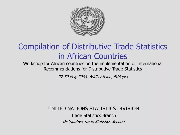compilation of distributive trade statistics