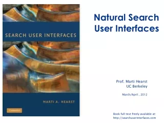 Natural Search User Interfaces