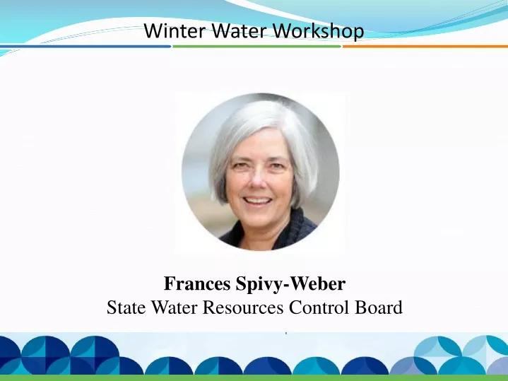 winter water workshop