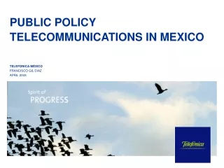 PUBLIC POLICY TELECOMMUNICATIONS IN MEXICO