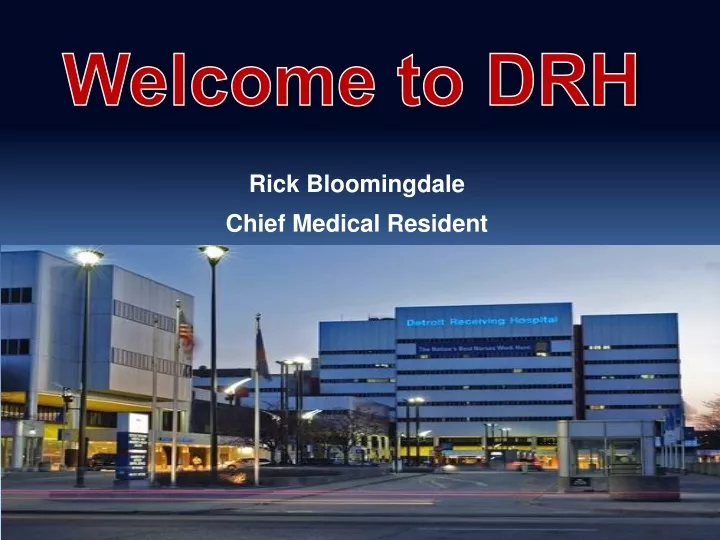 welcome to drh