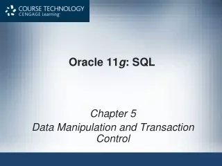 Oracle 11 g : SQL