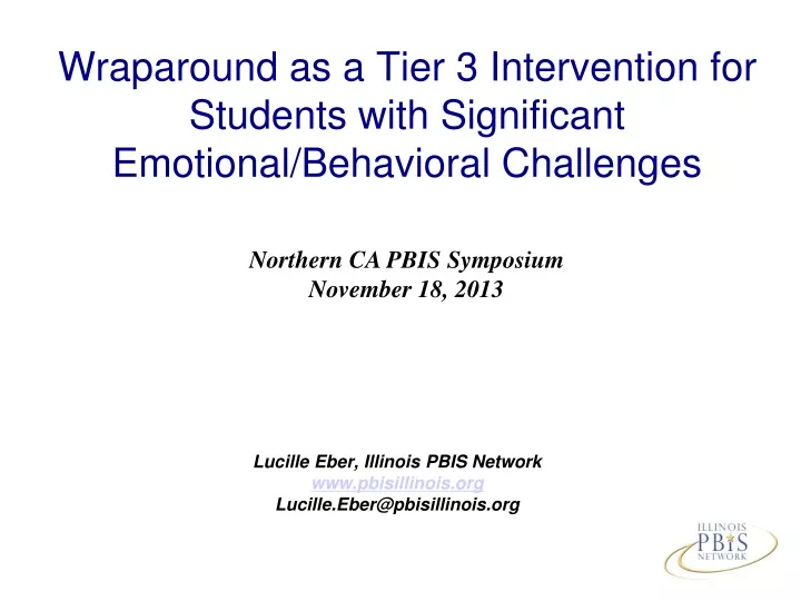 wraparound as a tier 3 intervention for students with significant emotional behavioral challenges