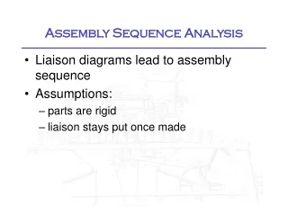 Assembly Sequence Analysis