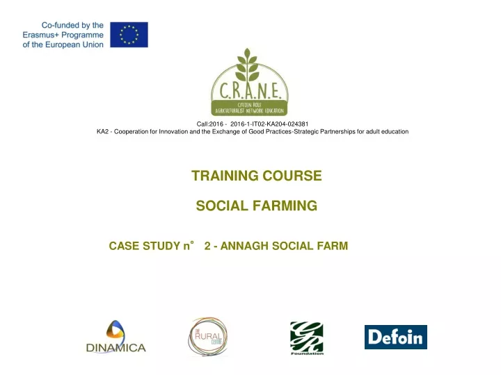 training course social farming