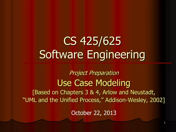 cs 425 625 software engineering