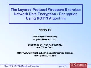 The Layered Protocol Wrappers Exercise: Network Data Encryption / Decryption Using ROT13 Algorithm